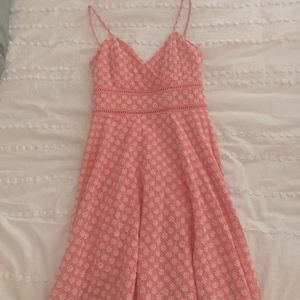 Francesca’s Pink Flower Dress